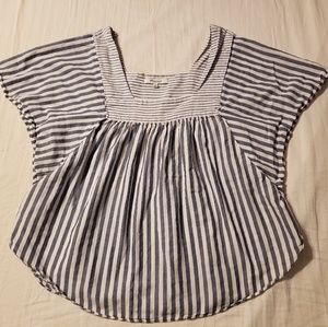 Madewell Butterfly Top in Stripe Play - Large